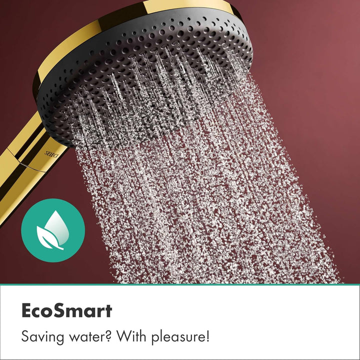 hansgrohe Raindance Alive Select S - wassersparender Duschkopf 7,1 l/min (EcoSmart), Handbrause mit