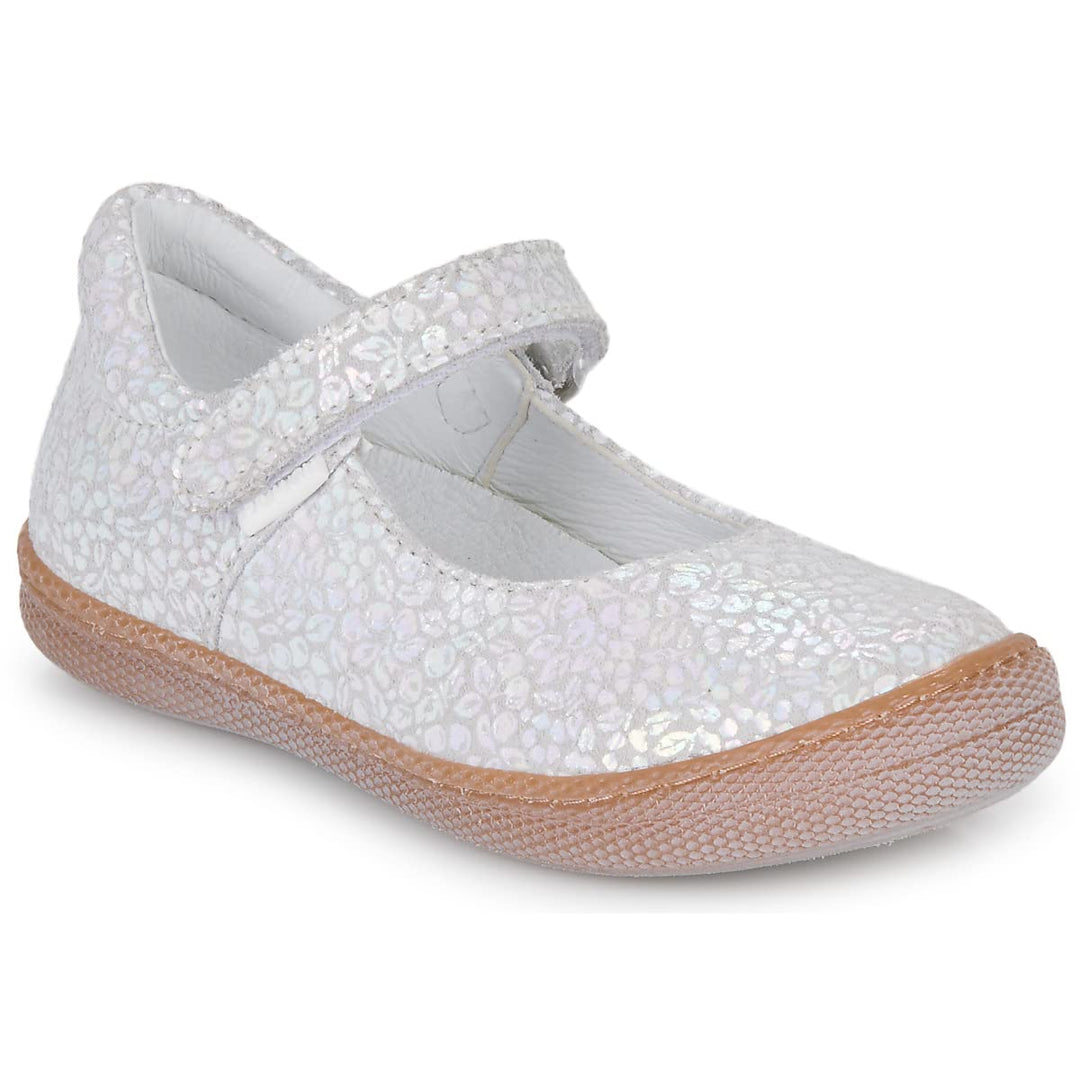 PRIMIGI Mädchen Sport TRE.femm. Mary Jane Schuh 31 EU Weiss Iridescent, 31 EU Weiß Iridescent