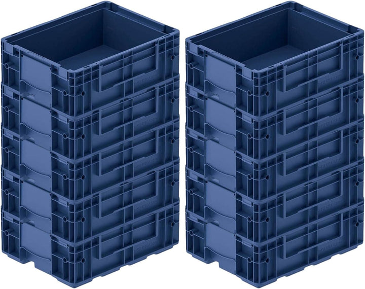 VDA KLT Kleinladungsträger mit Verbundboden | HxBxT 14,7x30x40cm | 10 Liter | KLT, Transportbox, Tra