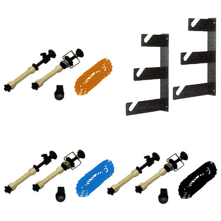 Walimex 3-fach Hintergrund Wandmontageset (3er Set) mit 3 Expan, mit 3 Expan