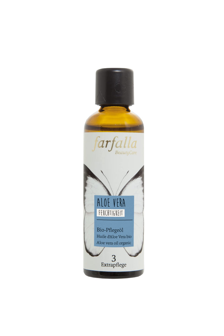 farfalla Aloe Vera Bio-Pflegeöl | feuchtigkeitsspendend | 75 ml