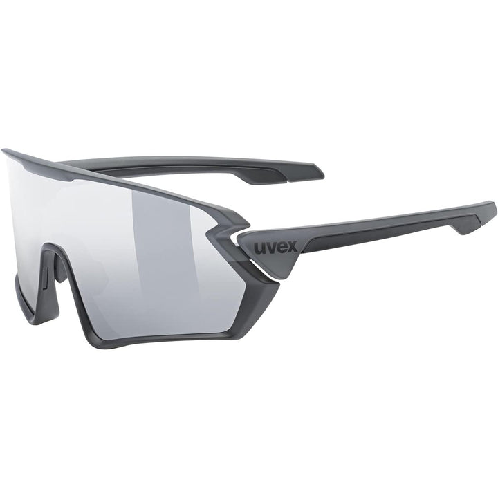 Uvex Unisex Sportstyle 231 Sportbrille (1er Pack) Einheitsgrösse black-grey mat/mirror silver, Einhe