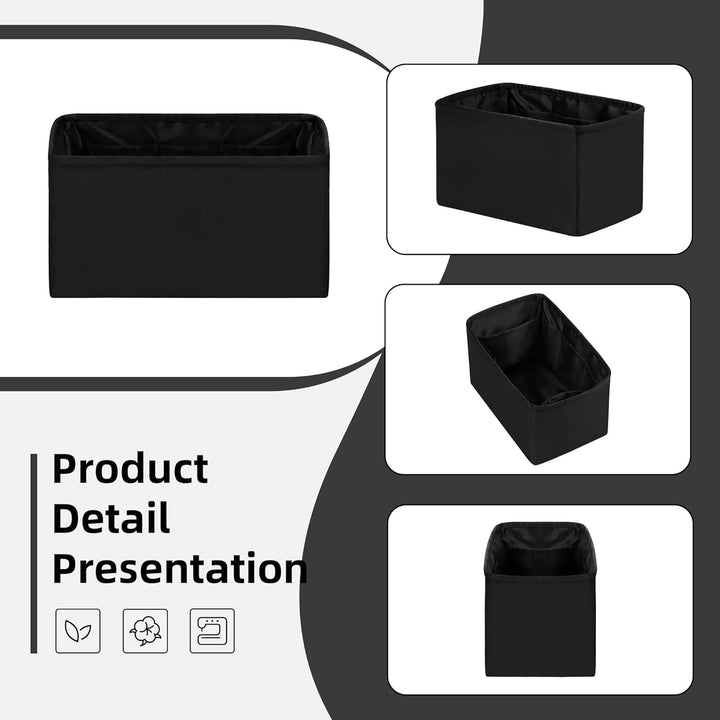 DGAZ Handtaschen Organizer Einsatz, Seide Handtaschenorganisator für LV Speedy Nano/20/25/30/35/40/4