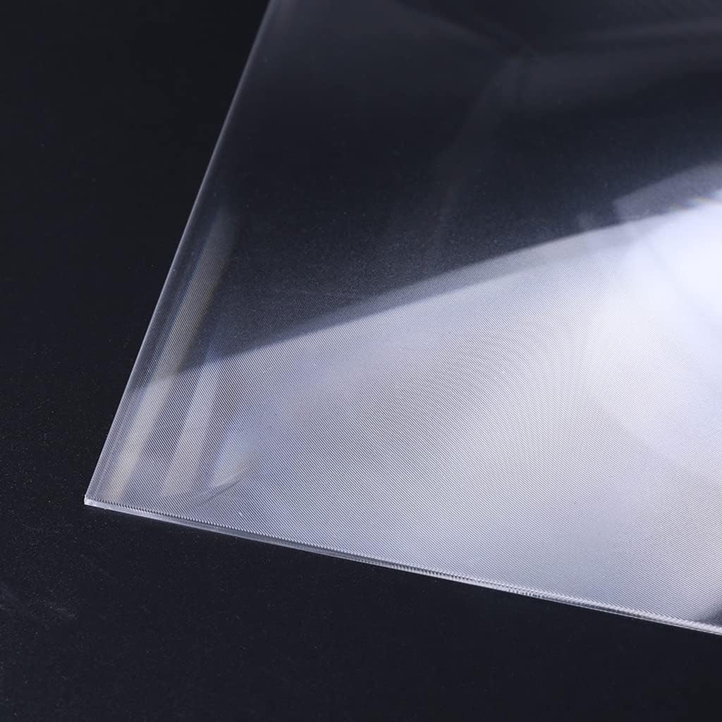 1 Stück, Gross Solar Quadrat 300 * 300mm Fresnellinse, Brennweite 330mm, Dicke 2mm F 330mm, F 330mm