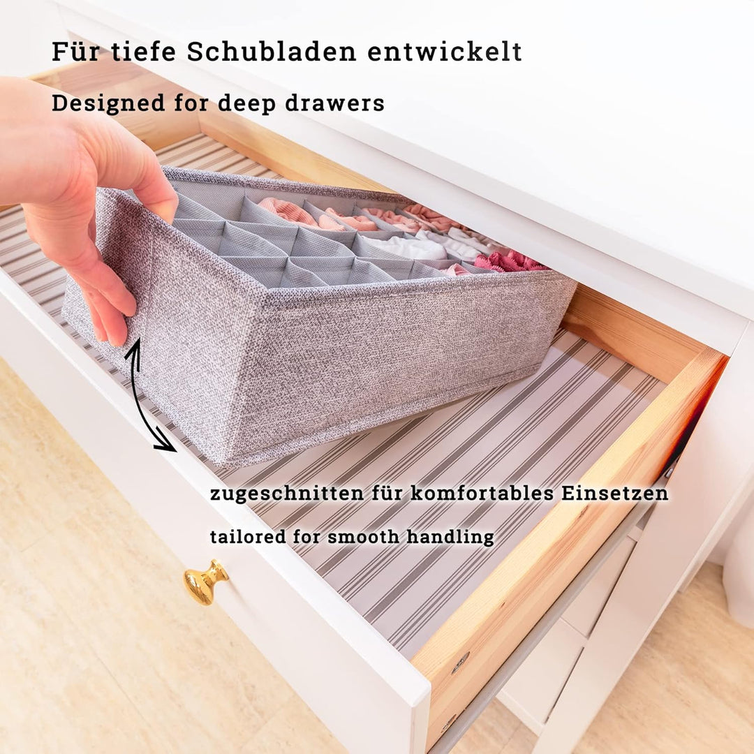 SIMPLE JOY® HEMNES Organizer für ikea Kommode; DAS ORIGINAL; passgenau; Stabiler Boden; Schubladen O