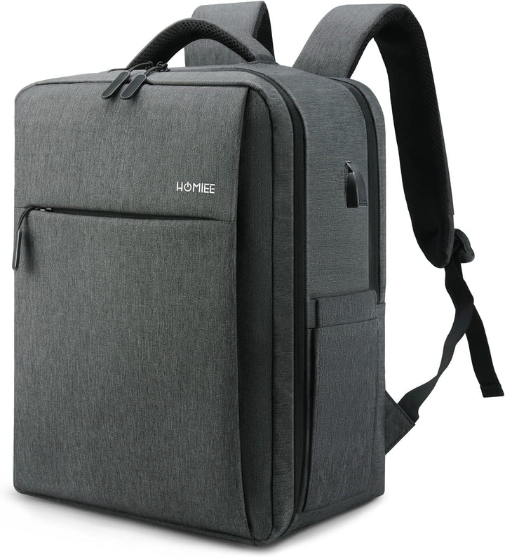 HOMIEE Handgepäck Rucksack Herren, Laptop Rucksack 15,6 Zoll Reiserucksack Travel Backpack Business