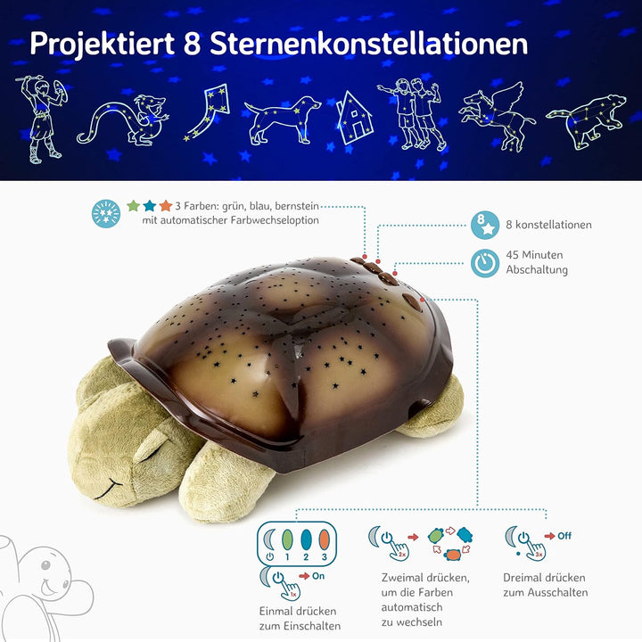 Cloud B Beruhigendes Nachtlicht Sternenprojektor | Sanfte Helligkeit | 3 Farben | 8 Sternbilder | Ab