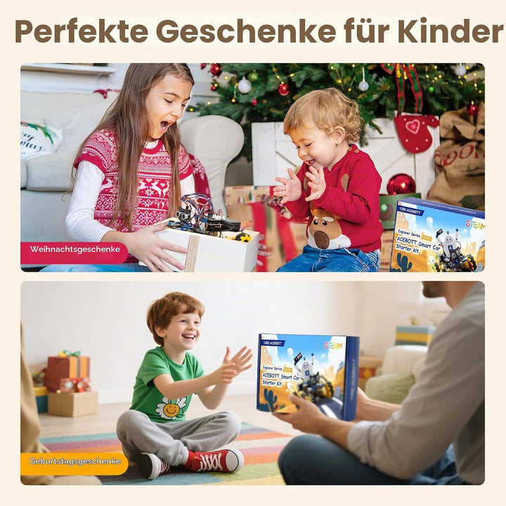 ACEBOTT Roboter Bausatz für Kinder, Roboter Kinder von 8-12 Jahren, Roboter Spielzeug für Jungen mit