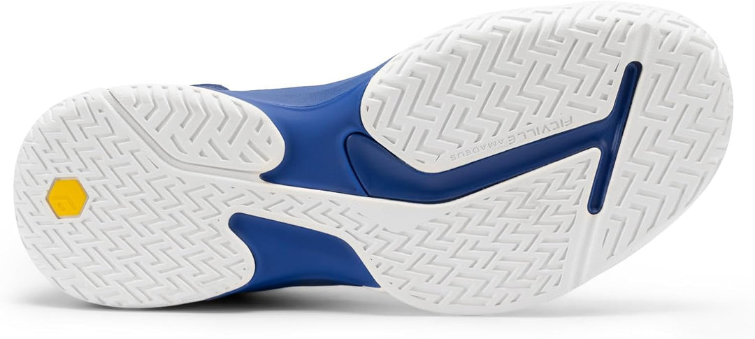 FitVille Extra Weit Tennisschuhe Herren rutschfest Hallenschuhe Atmungsaktiv Badminton Schuhe Bequem