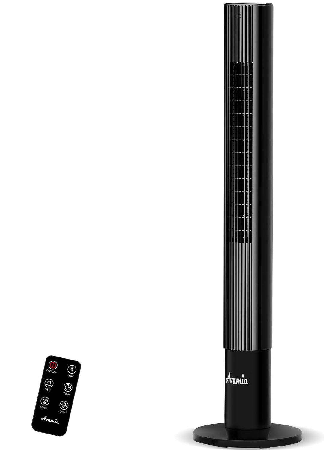26dB Leiser Turmventilator, 110 cm Flügelloser Turmventilator, 7,8 m/s Luftstrom, 3 Geschwindigkeite