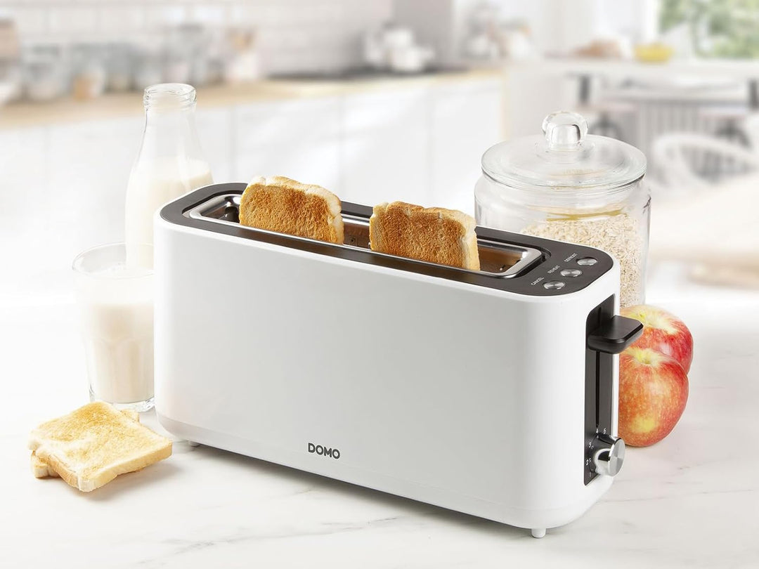 DOMO DO962T Toaster - 2 Toastscheiben - 3 Funktionstasten - 980W
