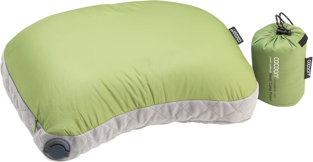 Cocoon Air-Core Hood/Camp Pillow Grösse 28 x 37 cm Wasabi/Grey, Wasabi/Grey