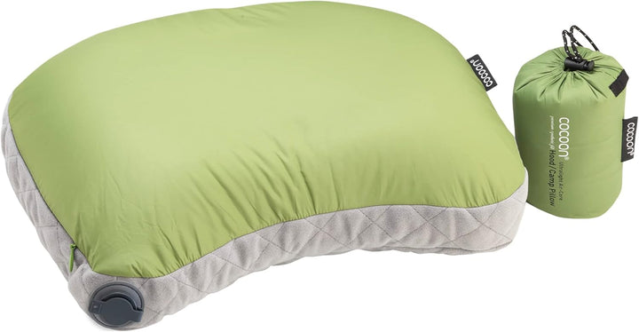 Cocoon Air-Core Hood/Camp Pillow Grösse 28 x 37 cm Wasabi/Grey, Wasabi/Grey