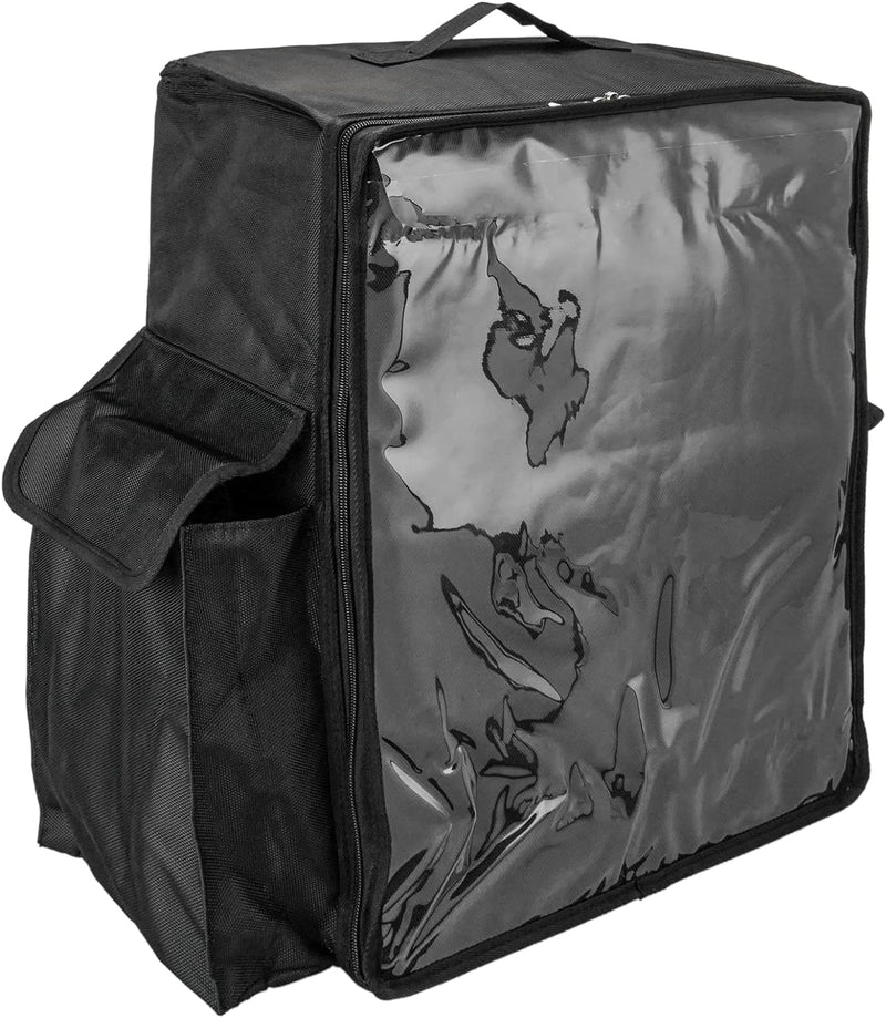 CityBAG - Isothermer Rucksack 39 x 50 x 25 cm schwarz für Grillabende und Lieferung von Lebensmittel