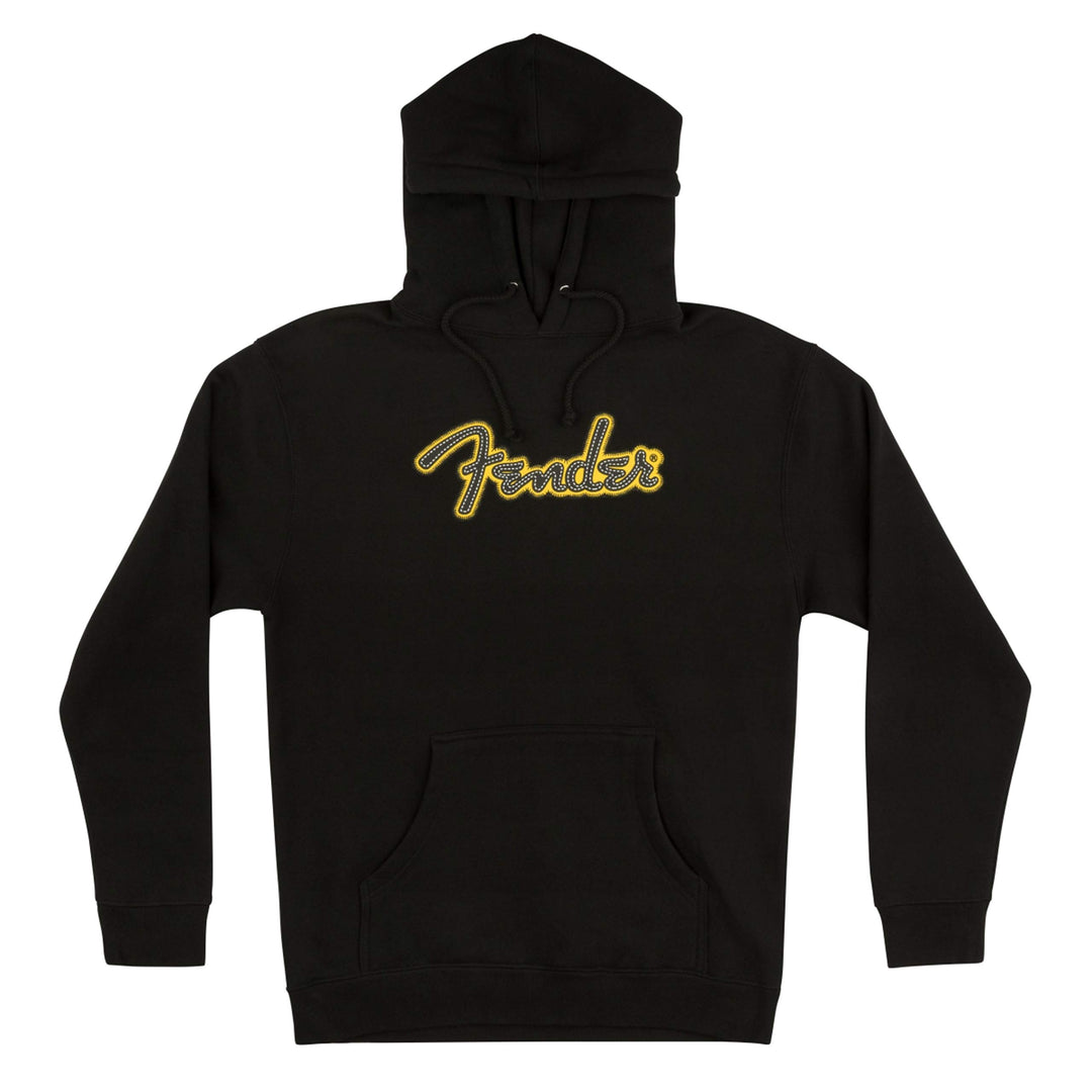Fender© Yellow Stitch Logo Hoodie bk XL