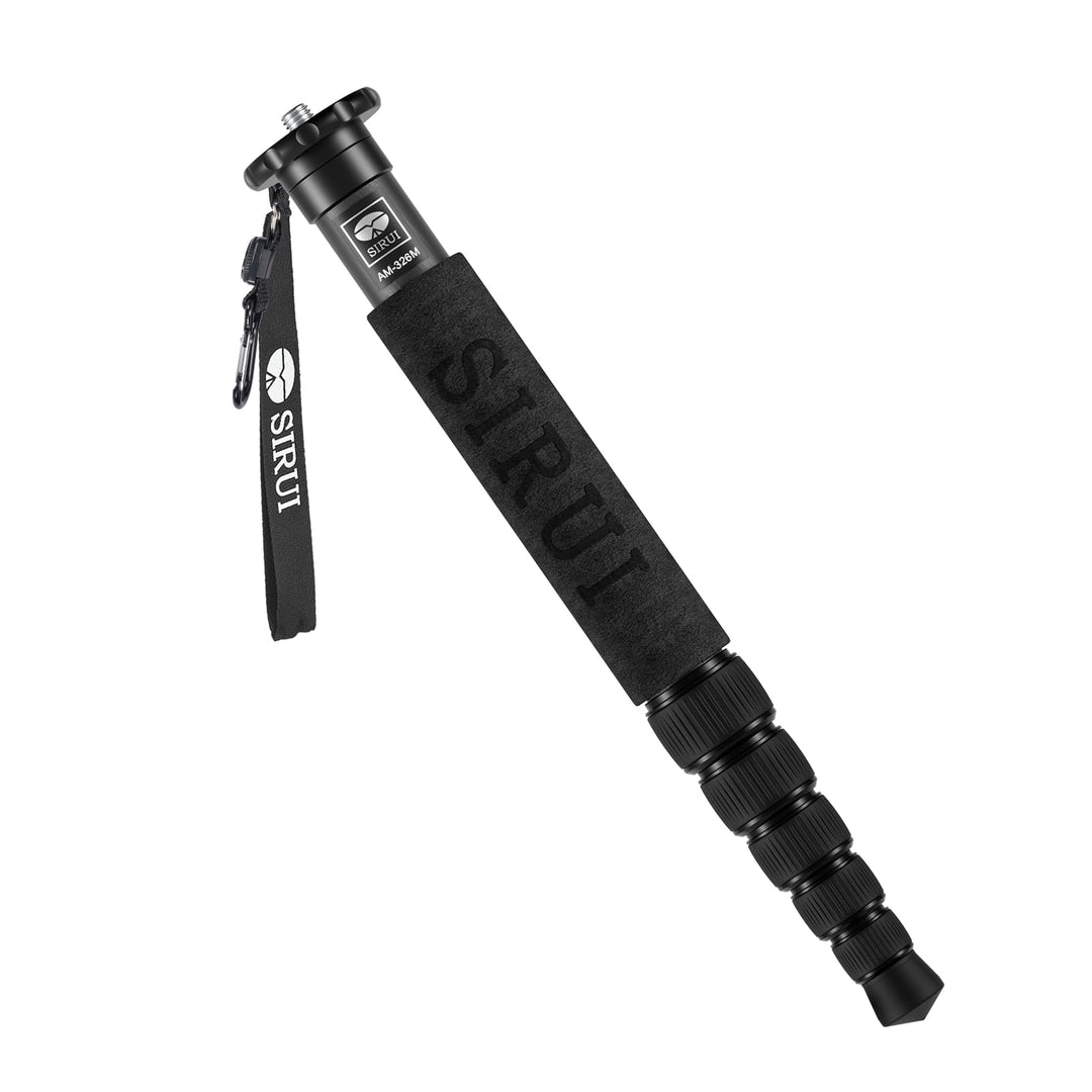 SIRUI AM-326M Camera Kamera Reise Einbeinstativ Monopod 6 Abschnitt Kohlefaser Carbon Tragbar Kompak