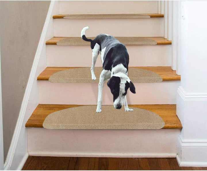 Stufenmatten, Treppenstufen Matten 15er Set, Anti-Rutsch Treppen Treppenstufen Kann Geschnitten Werd