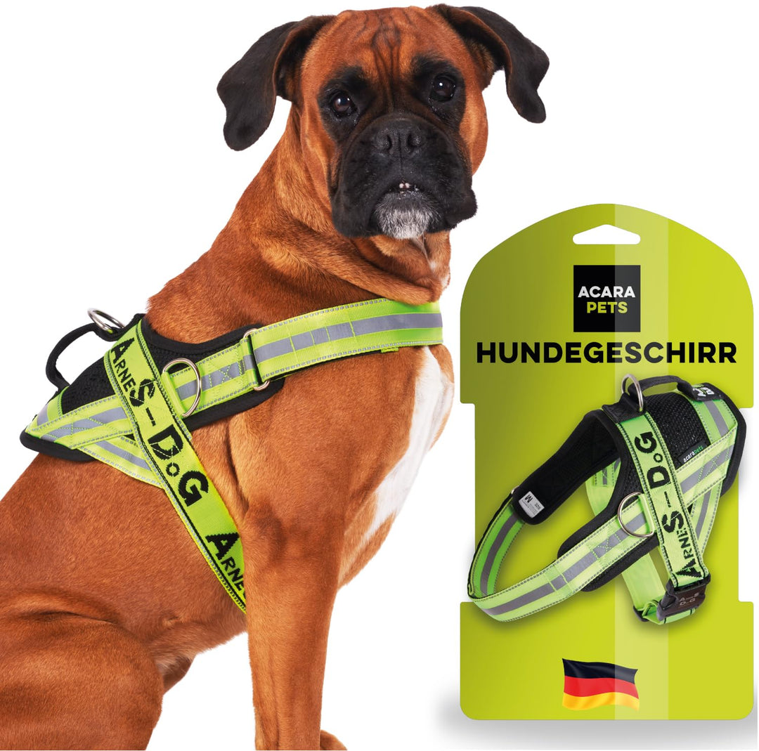 Hundegeschirr mit 3 Metallösen zur Befestigung Ihrer Brust oder Ihres Brustgurts, um Ihren Hals Nich