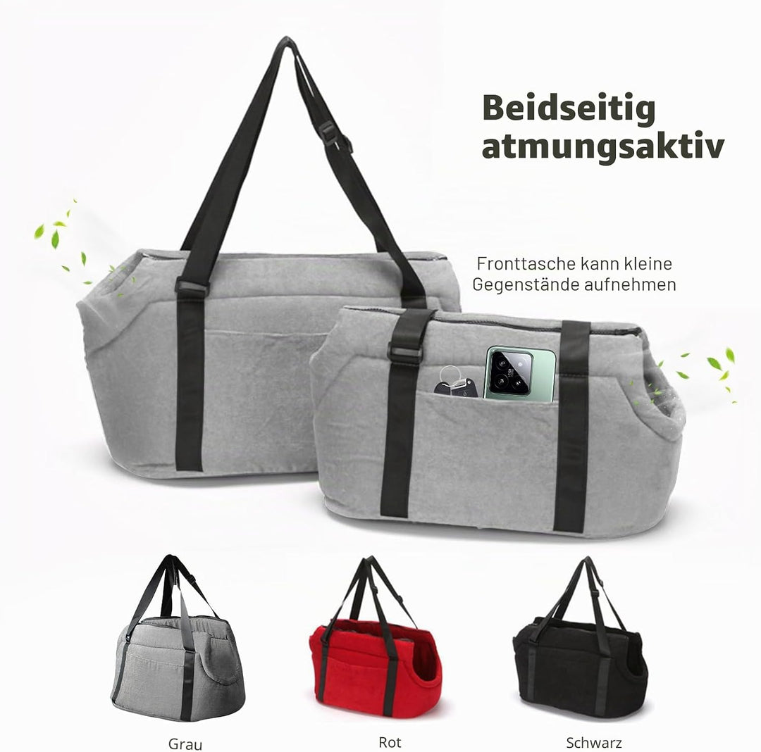 PETCUTE Transporttasche mit Schultergurt für Hunde, für Reisen, für Hunde und Katzen, kleine Haustie