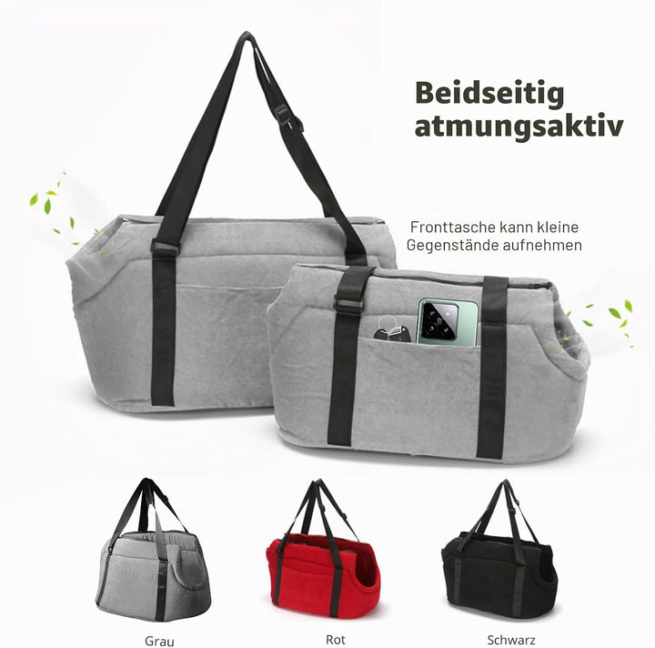PETCUTE Transporttasche mit Schultergurt für Hunde, für Reisen, für Hunde und Katzen, kleine Haustie