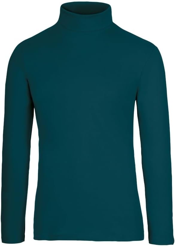 Trigema Damen 502010 Rollkragenpullover (1er Pack) XXL Jeans-melange, XXL Jeans-melange