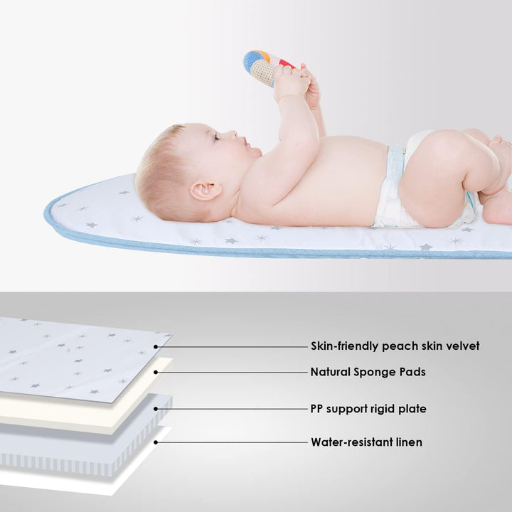 beberoad Babywiege Reise-Pod Leicht Zusammenklappbar Stubenwagen Himmelblau, Himmelblau