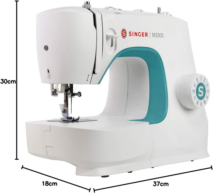 Singer M3305 Nähmaschine, white,green