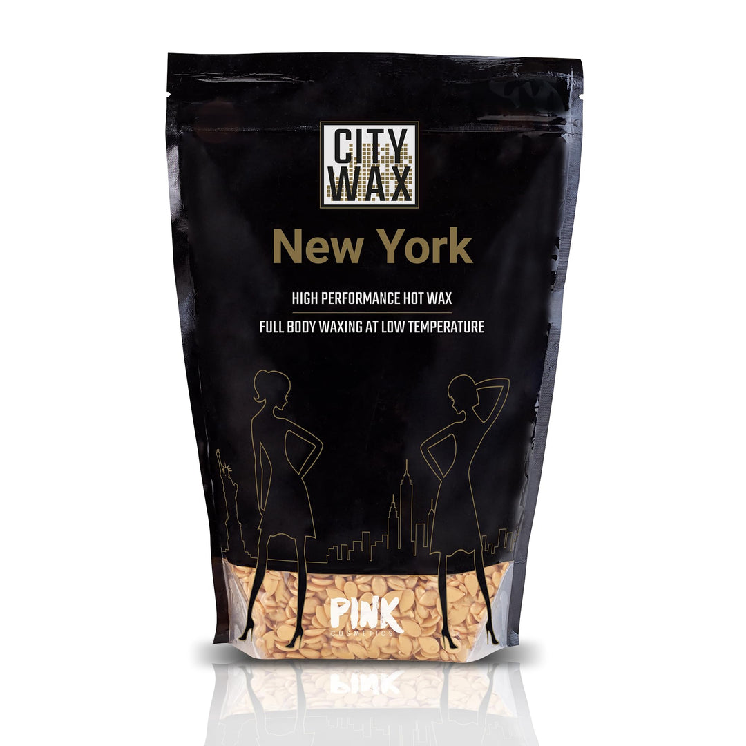 PINK Cosmetics - CITY WAX New York 1 kg - Sanftes Full Body Waxing mit Wachsperlen in Profi-Qualität