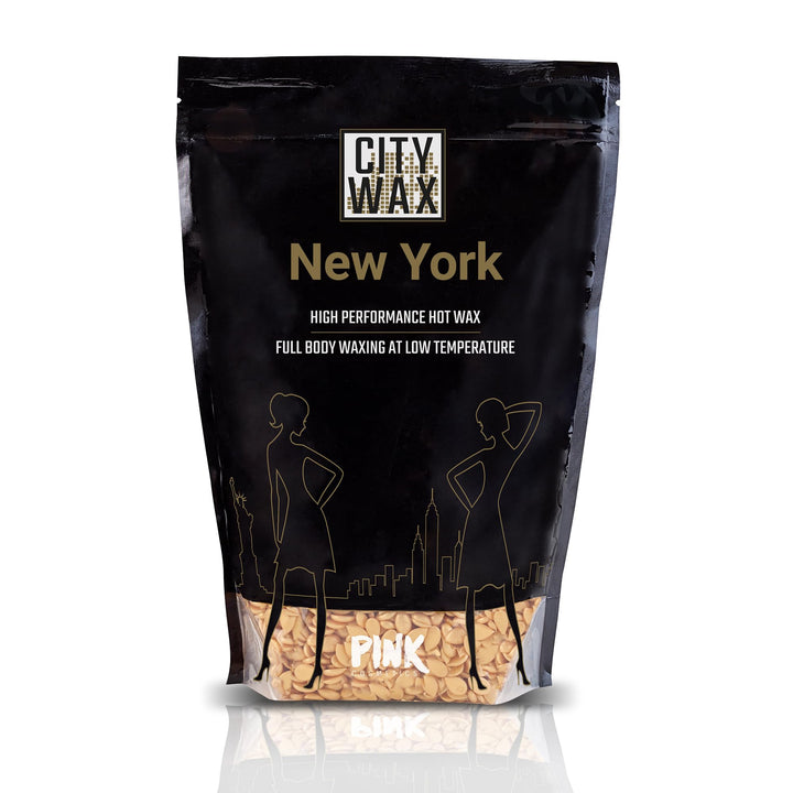 PINK Cosmetics - CITY WAX New York 1 kg - Sanftes Full Body Waxing mit Wachsperlen in Profi-Qualität