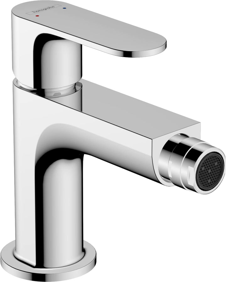 hansgrohe Einhebel-Bidetmischer Rebris S, Bidetarmatur mit Zugstange, wassersparend, Chrom Chrom mit