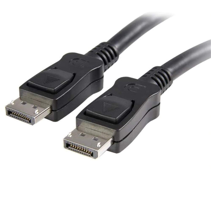 StarTech.com 30cm DisplayPort 1.2 Kabel mit Verriegelung (Stecker/Stecker), DP 4k Audio- / Videokabe