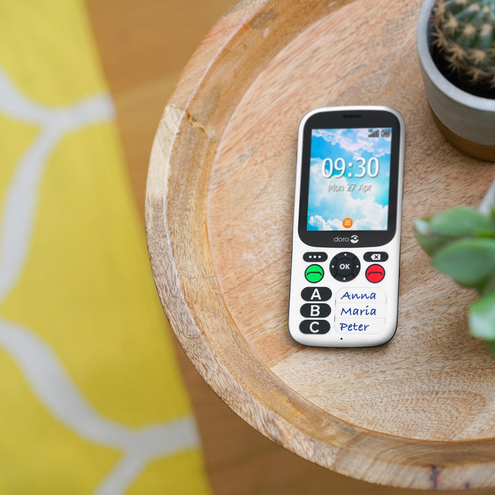 Doro 780X 4G GSM sehr einfache Bedienung mit nur DREI grossen Direktwahltasten, Bluetooth, Notruftas