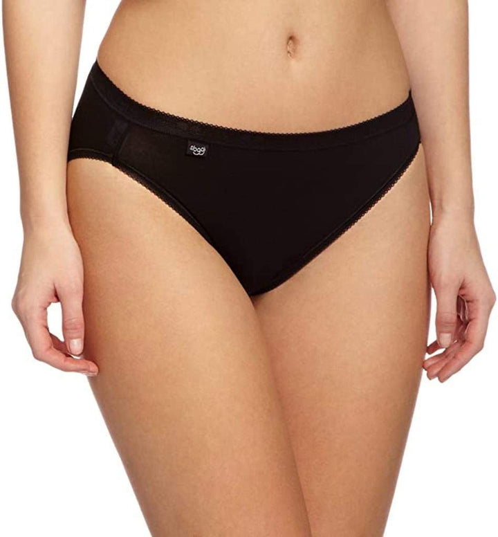 Sloggi Damen Slip (4er Pack) 44 Schwarz, 44 Schwarz