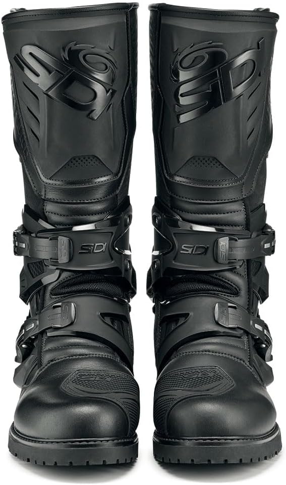 Sidi Adventure 2 Gore-tex Herren Motorradstiefel 50 EU Schwarz, 50 EU Schwarz