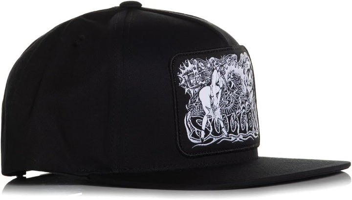 Sullen Men's Palladium Black Snapback Hat One Size