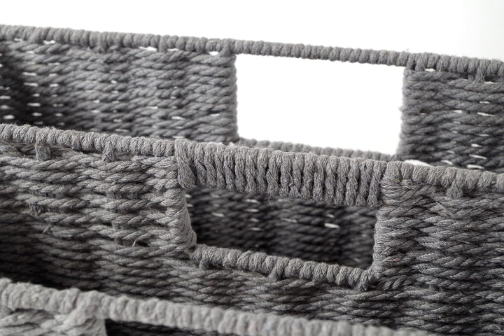 Kobolo Magazinsammler Zeitungsständer - Seil/Rope - Baumwolle - 40x20x23 cm