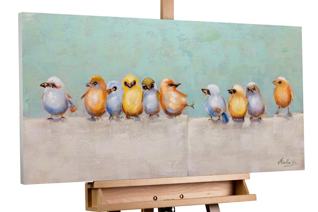 KunstLoft Leinwandbild | 100% HANDGEMALT | 100x50cm | Gemälde &