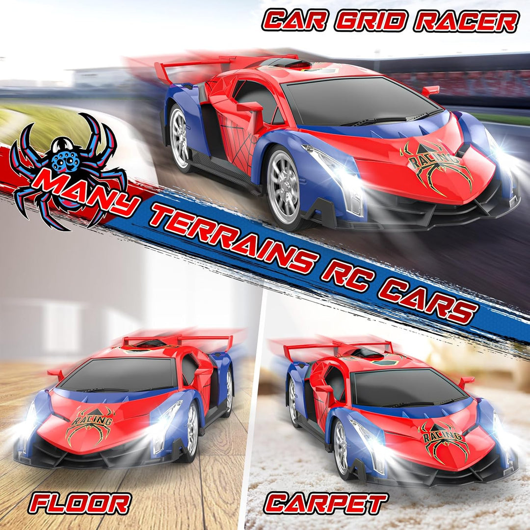 Mieryd Ferngesteuertes Auto ab 3 4 5 6 7 8+ Jahre, Kinder Spiele Draussen Drinnen 1:18 Spider RC Aut