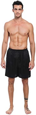 LePTON Herren Boxershorts, 100 % Maulbeerseide, super bequem