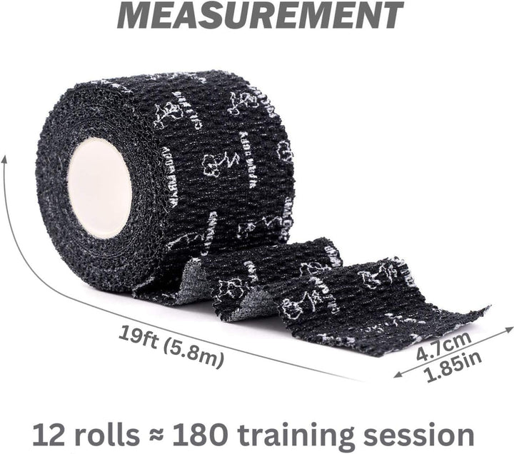 WARM BODY COLD MIND Hook Grip Tape für Gewichtheben - Lifters Baumwolle Thumb Tape für Powerlifting,