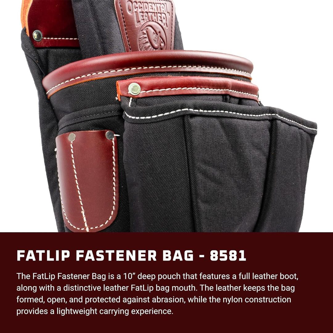 Occidental Leather 8581 FatLip™ Fastener Bag Verschlussbeutel, Verschlussbeutel