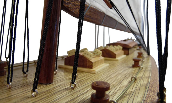 Schiffsmodell "Shamrock" │ Modellschiff │Segelschiff │ Premium-Modell │100cm Länge - 122cm Höhe