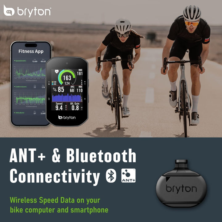 Bryton Geschwindigkeitssensor ANT+/BLE ohne Magnet für Nabe