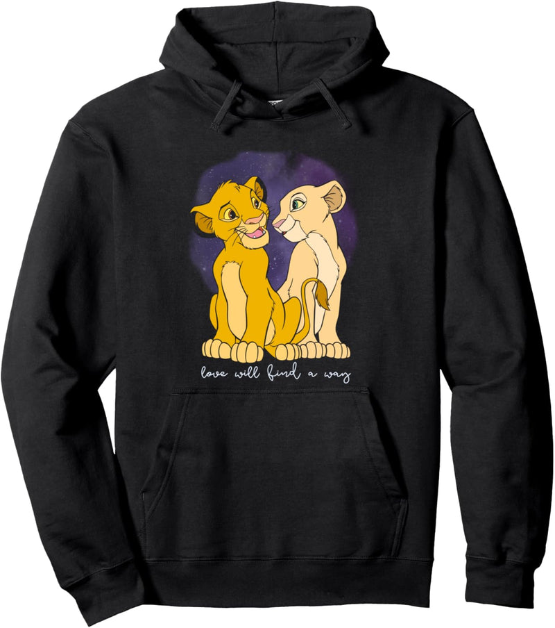 Disney The Lion King Simba And Nala Love Will Find A Way Pullover Hoodie