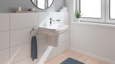 GROHE Start - Seifenschale mit Halter (Material: Glas/ Metall, verdeckte Befestigung), chrom, 411930