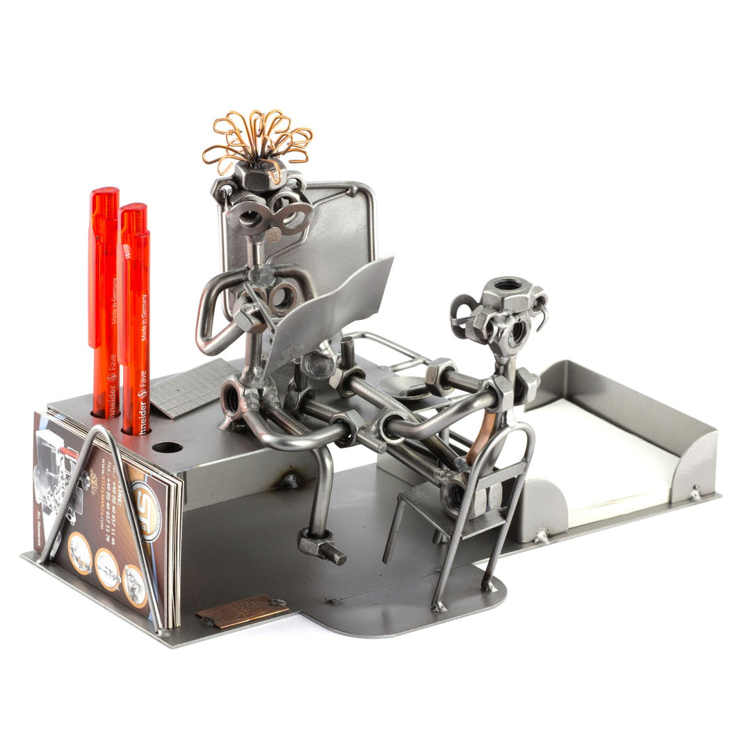 Steelman24 I Schraubenmännchen Pc-Büro 2 Personen I Made in Germany I Handarbeit I Geschenkidee I St
