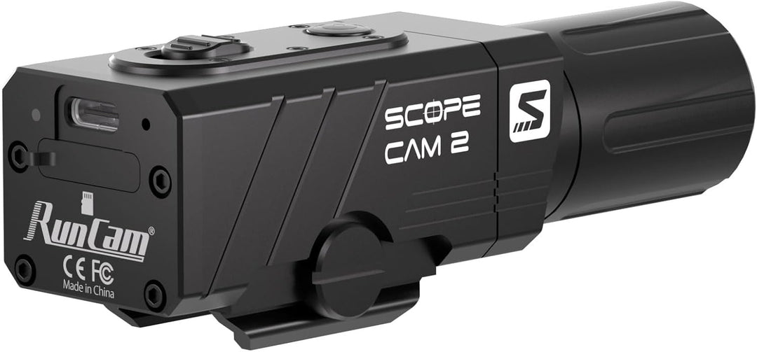 RunCam ScopeCam 2S Airsoft Action-Kamera, 210 min Akkulaufzeit, Voraufnahme, WLAN-App-Steuerung, IP6