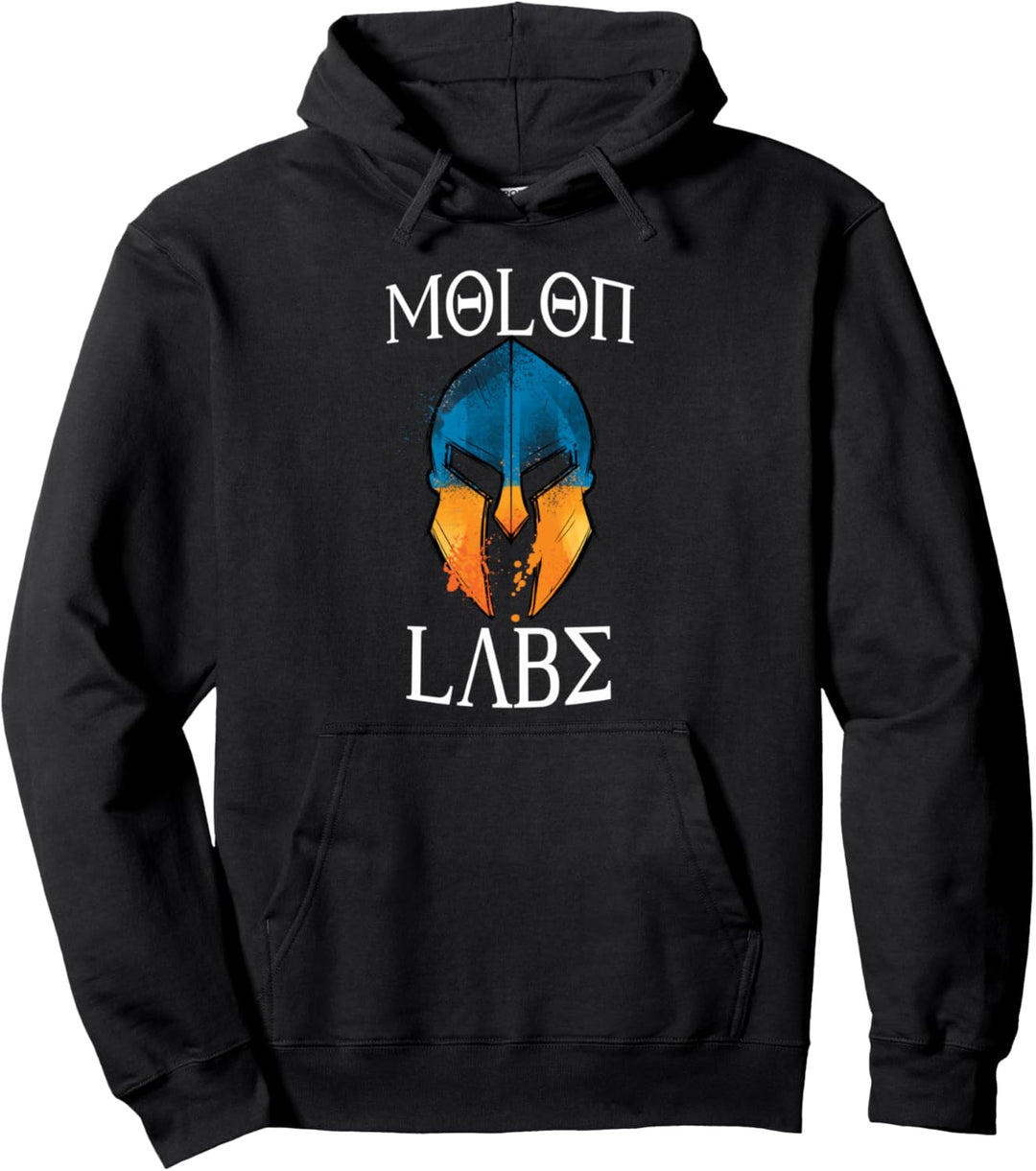 Sparta Molon Labe Bodybuilding Spartaner Helm Pullover Hoodie