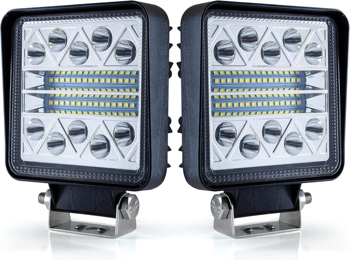 2Pcs onderdrukte werklamp Tractor 102W 12 volt led Spotlight auto 15000LM geleid achteruitrijlicht,