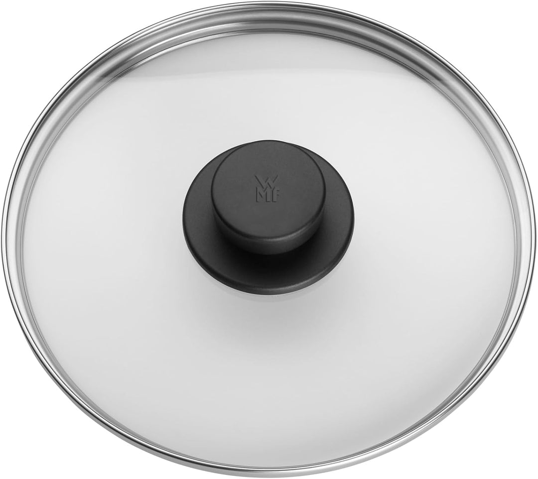 WMF Ersatzteil Glasdeckel 22 cm, Deckel für Schnellkochtöpfe 3l, 4,5l, 6,5l und 8,5l, hitzebeständig